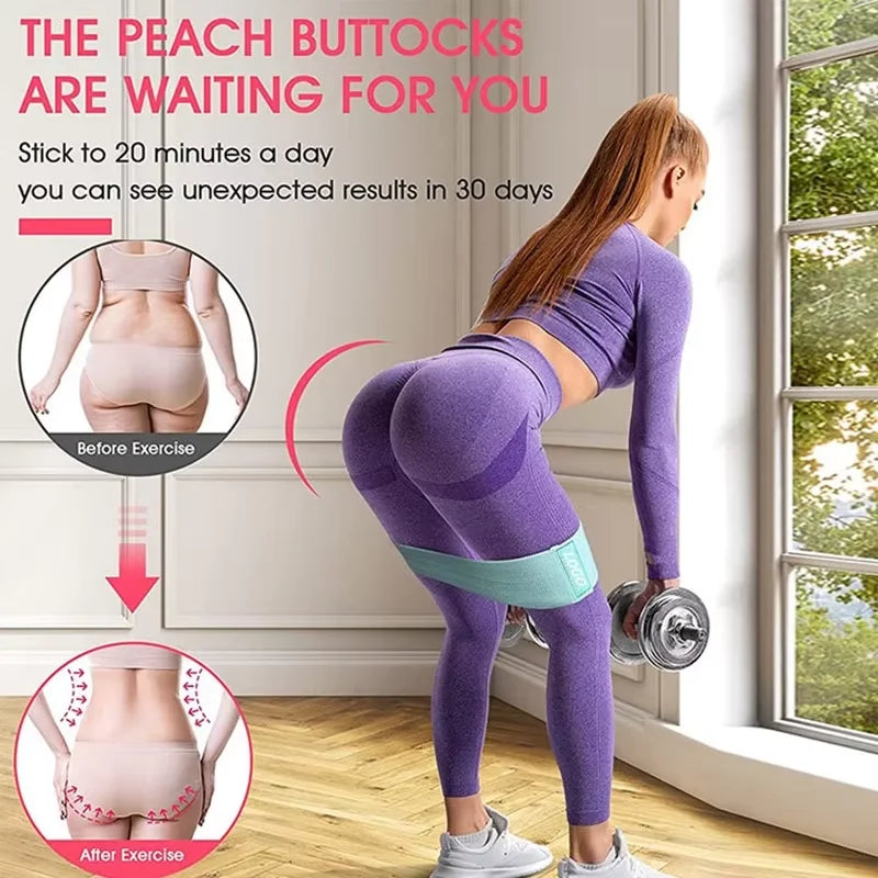 WorthWhile Stretch Hip Resistance Bands Yoga Legs Butt Anti