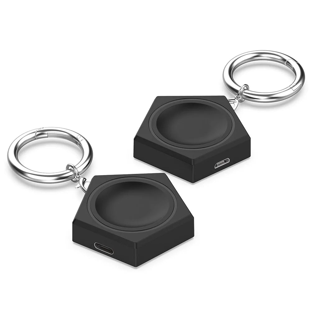 Portable Charger for Samsung Galaxy Ultra 2025/Watch 8/ 7/6 Classic/5/5 Pro/Active 2/Watch4/3 Magnetic Keychain Wireless Charger