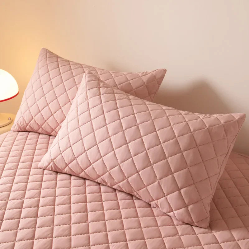 Waterproof Pillowcase, Excluding Pillows 3 Types of Jacquard 48x74cm Pillowcase for Bedroom,Pillow Cover for Home