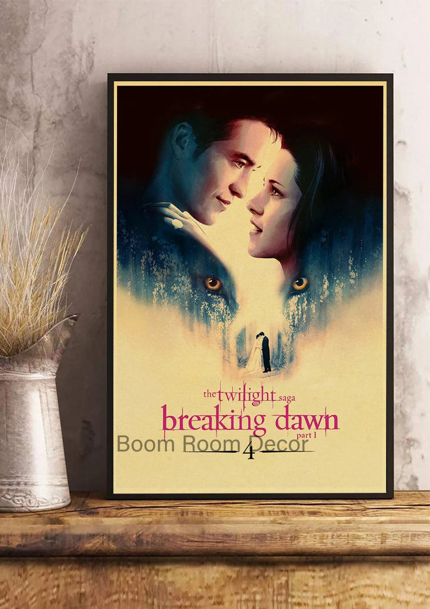 Film TV Movie Twilight Vintage Posters Wall Bedroom Painting Nostalgia Decor Aesthetic Cartoon Art Gift Print Art Wall Paintings