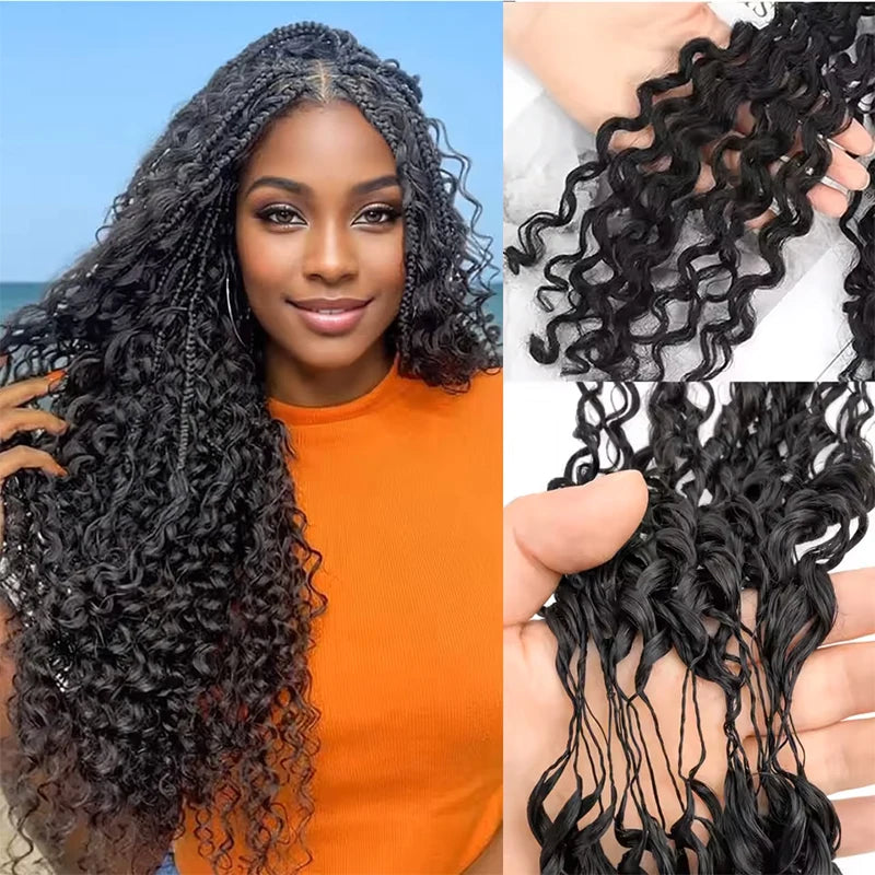 12A 30 Inch Curly Crochet Human Hair Small Spirals