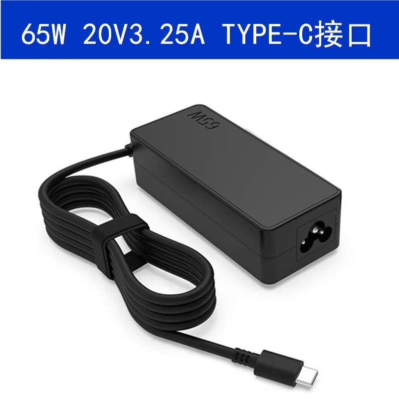 20V 3.25A 65W USB Type-C AC Laptop Power Adapter