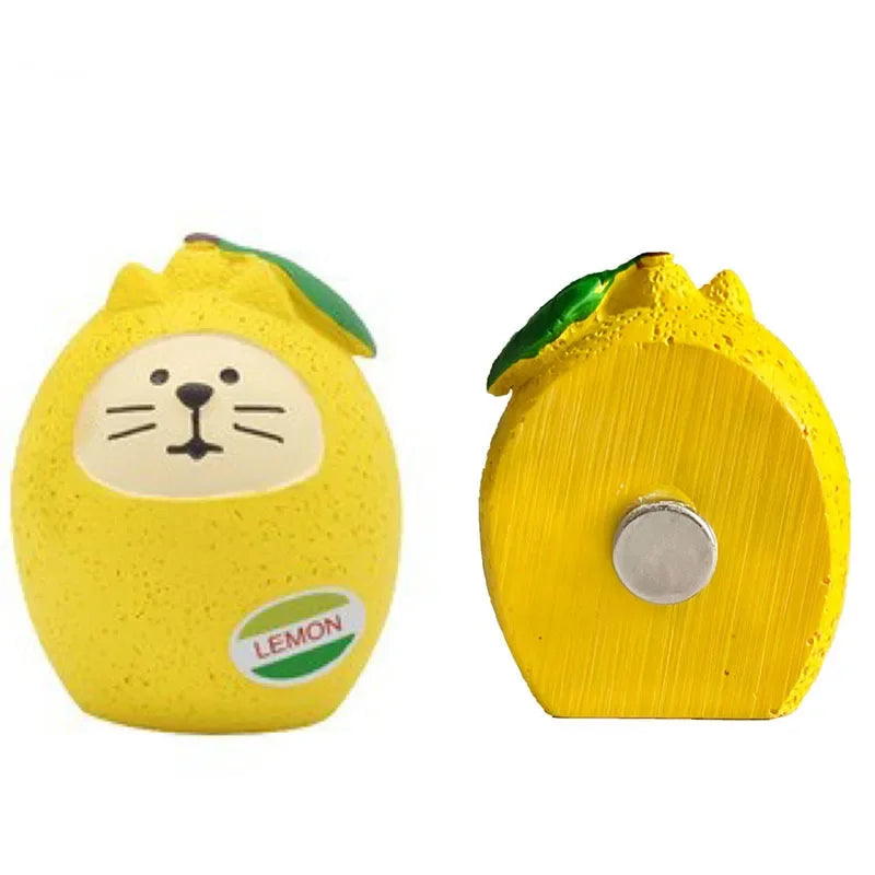 Resin Cute Cartoon Cat Fridge Magnetic Sticker Kawaii Zakka 3D Refrigerator Magnet Cute Magnets Home Decor New مغناطيس ثلاجة