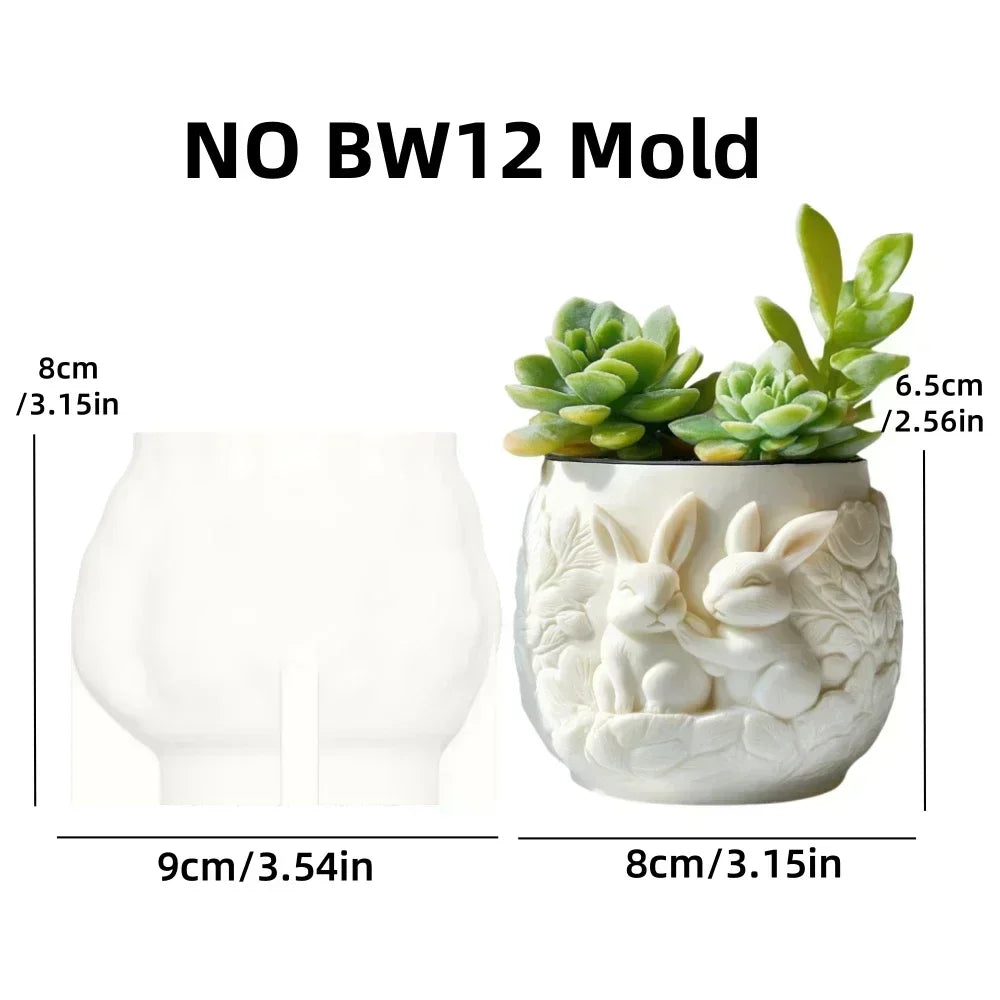 Sea Bay Canyon Relief Succulent Plant Flower Pot Resin Silicone Mold Mountain Range Sea Sunrise Relief Storage Box Gypsum Molds