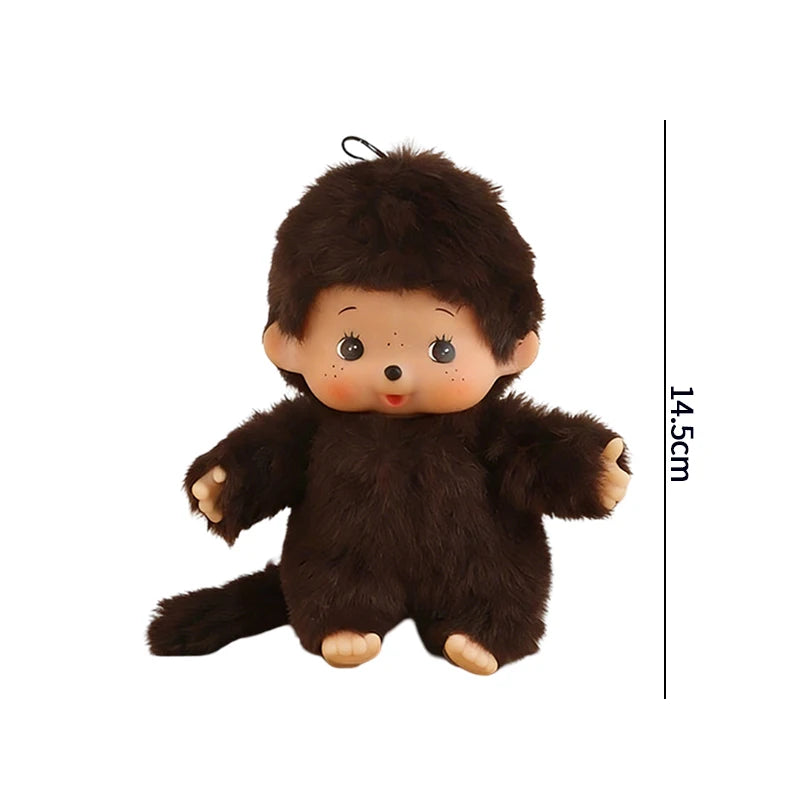 Monchhichi Keychain Kawaii Keychains for Bags Monchhichi Doll Hanging Pendants Children's Day Birthday Gift 몬치치