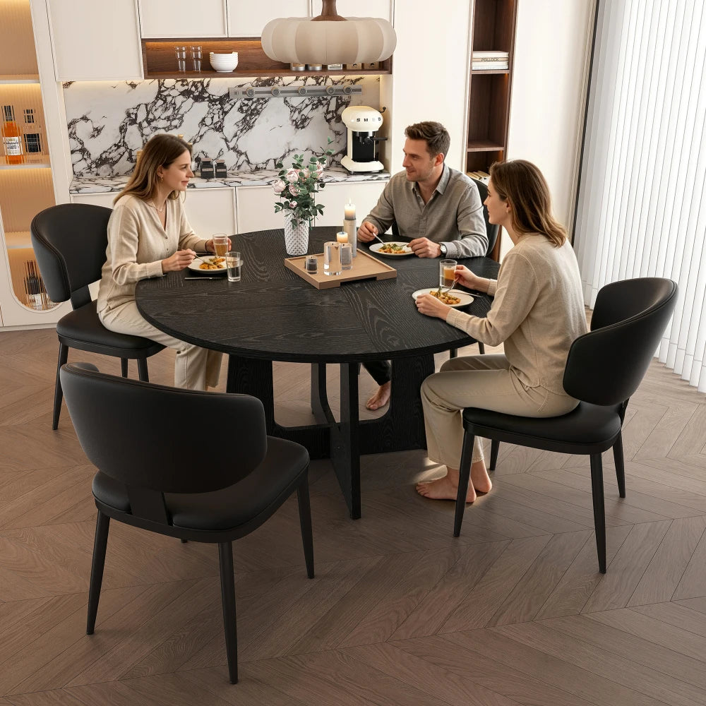 Round Dining Table Set for 4