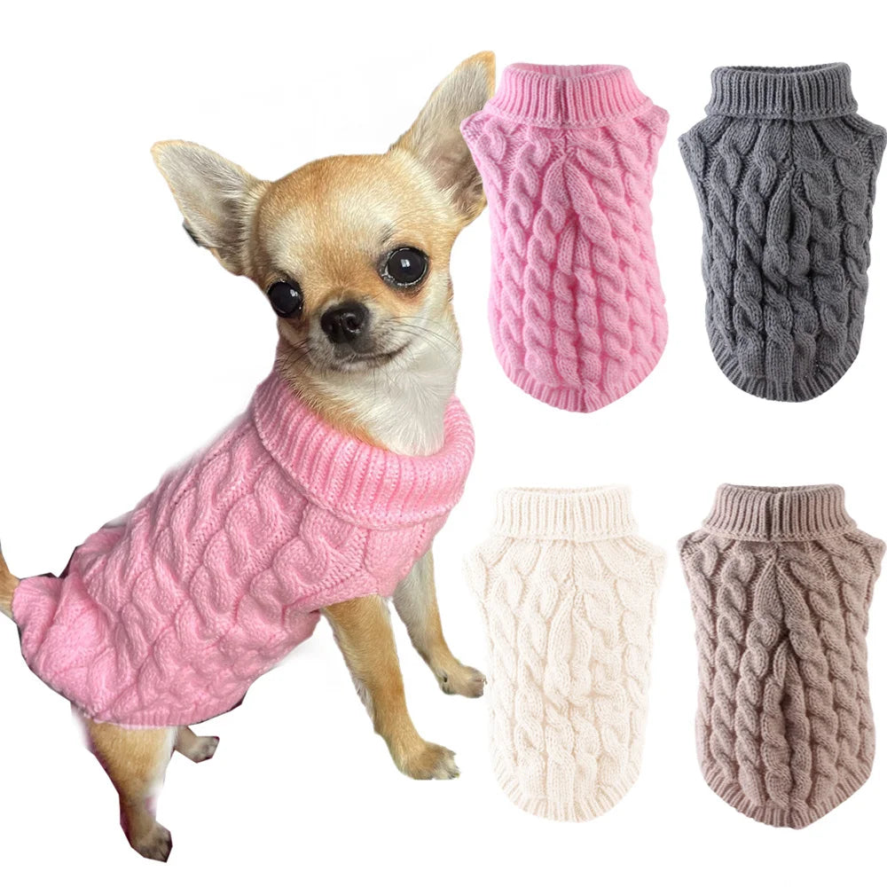 Small Dog Winter Sweater Pullover