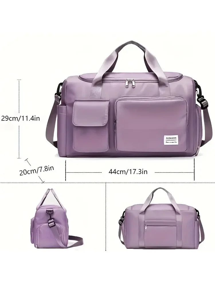 UNIXINU Carry On Travel Bag Large Capacity Weekender Overnight