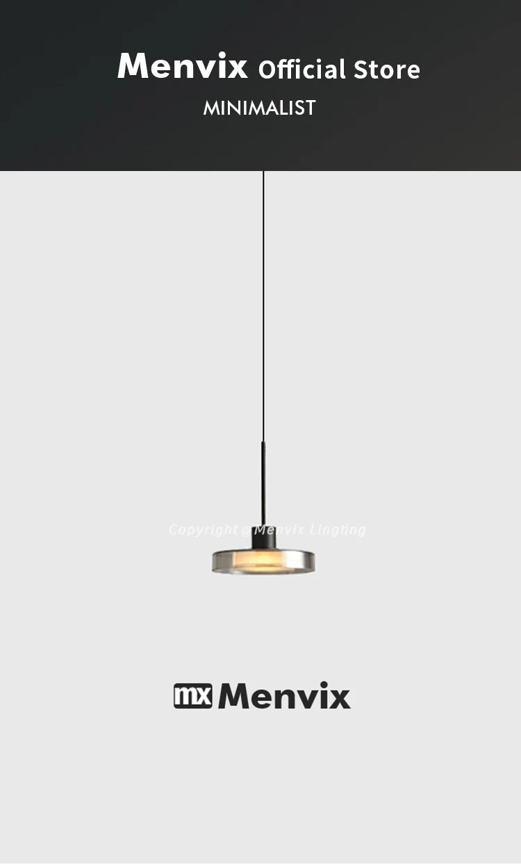 Menvix Nordic Modern Design Glass Small Chandelier for Bedroom Living Dining Room Led Pandant Light Home Decor Fixture Hang lamp