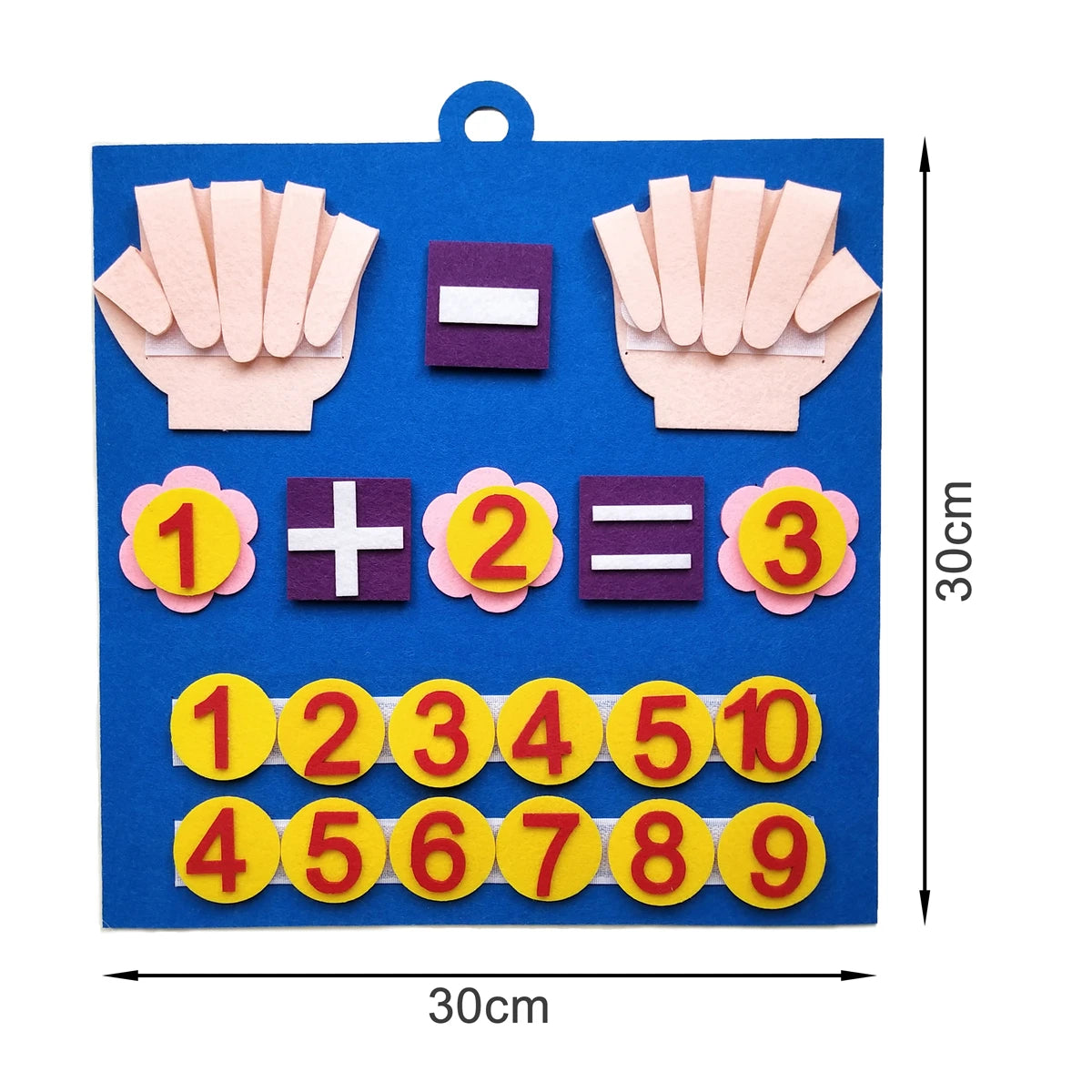 Toddler Montessori Toys Felt Finger Numbers Math Toy Children