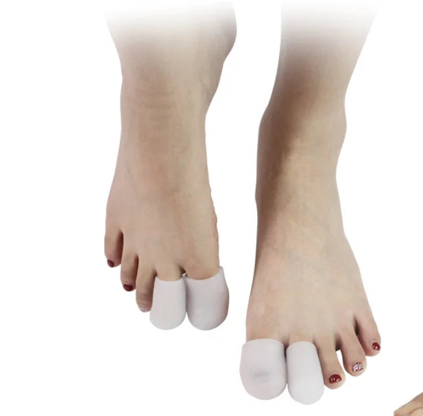 1/10/100Pairs Big Toe Caps Gel Toe Covers Protect from Rubbing Ingrown Toenails Corns and Blisters Foot Care Protectors