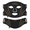 7 Color LED Face Mask with Neck Wireless Portable Red Light Therapy for Anti-Aging, Wrinkles, Skin Rejuvenation, Home Use