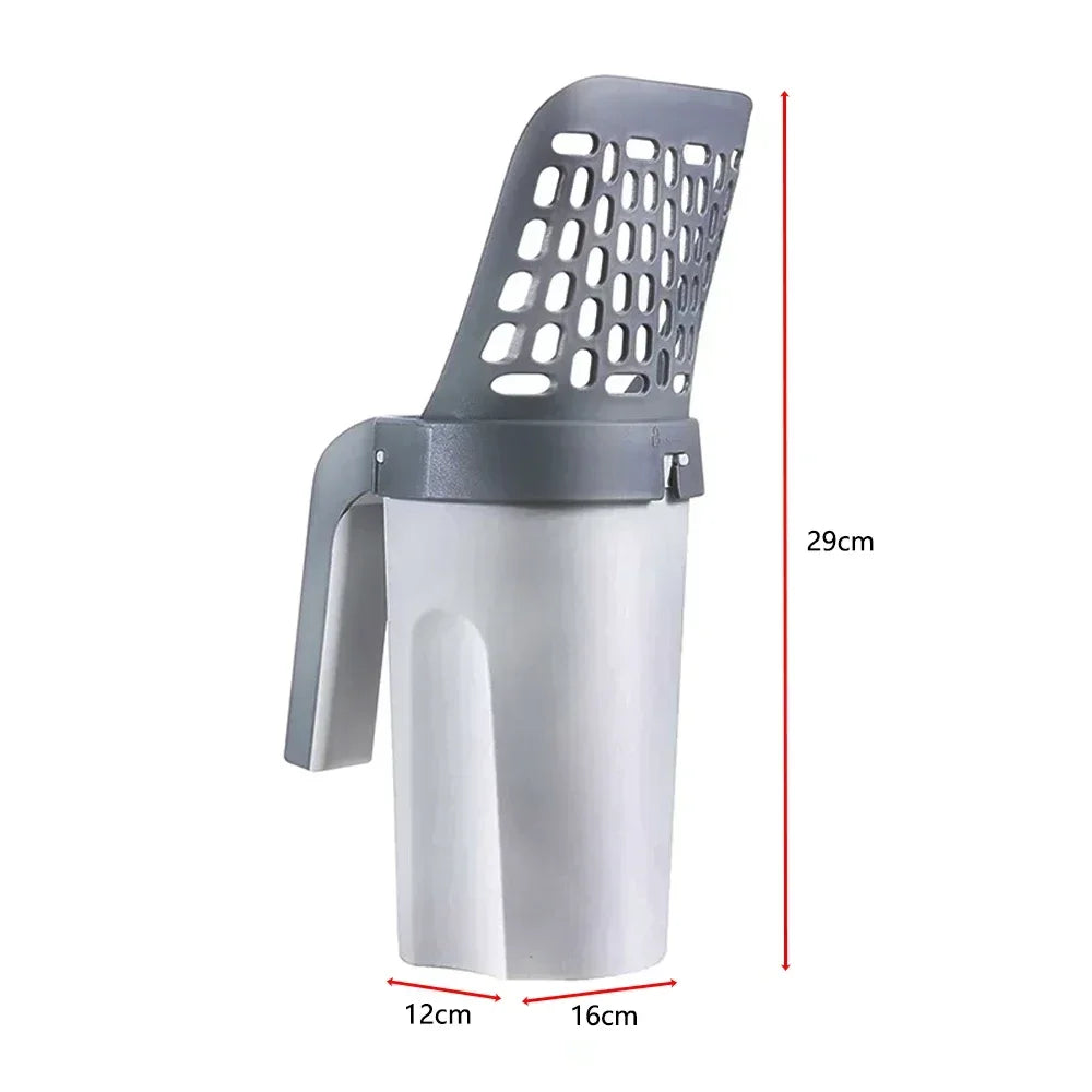 All-in-one Cat Litter Shovel Scoop for Pet Filter Clean Toilet Lazy Person Garbage Picker Cat Litter Box Accessory Pet Products