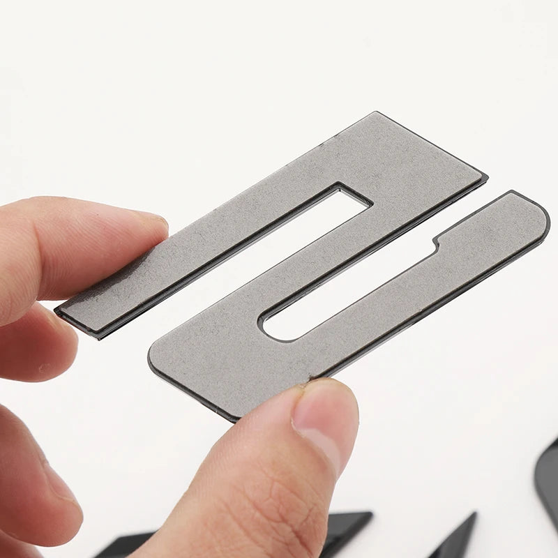 3D ABS Black Chrome Car Letters Rear Trunk Badge X3 Logo for X3