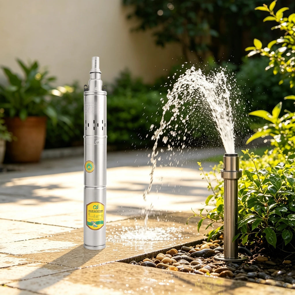 0.5HP Deep Well Submersible Pump DC24V Stainless Steel Deep