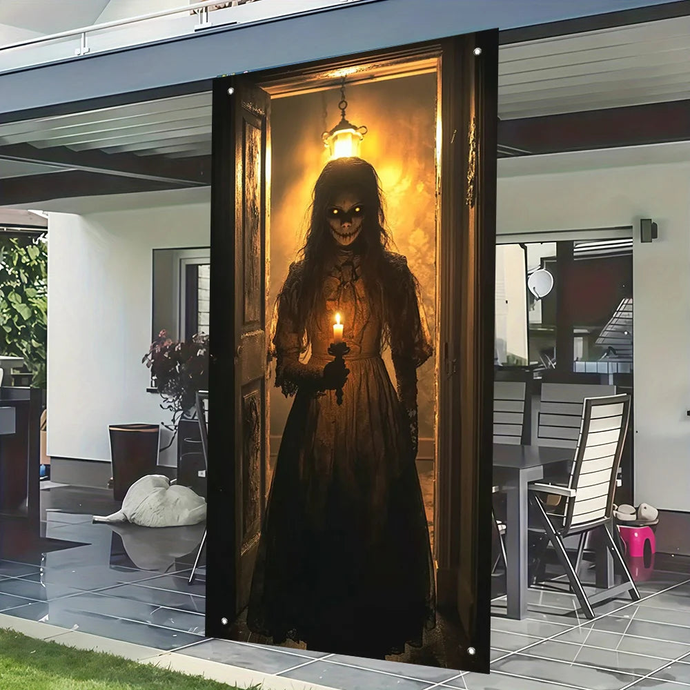 Halloween 2D Door Sign, Three Cats