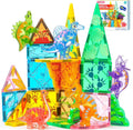 JOYFY 110/66/50 PCS Magnetic Building Tile 3D Magnet Tiles