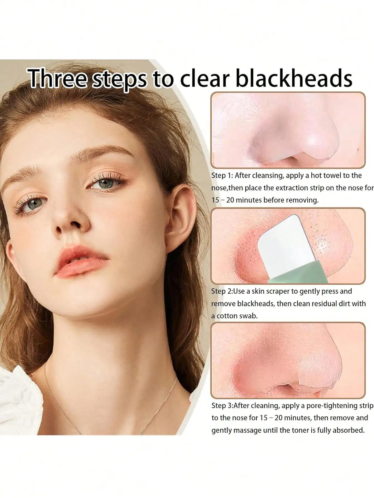 Nose Blackhead Remover Tool Gentle Facial Pore Cleanser Silicone