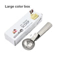 Stainless Steel Dual-purpose Ice Cream Scoop Ice Cream Scooper Multifunctional Fruit Scoop Kitchen Supplies