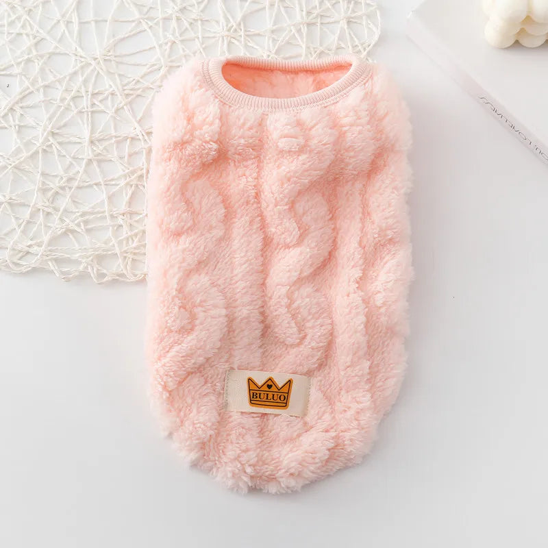 Soft Cozy Cat Clothes Autumn Winter Warm Fleece Sweatshirt for Small Dogs Puppy Kitten Jacket Coat Pet Sphynx Costume Sweater