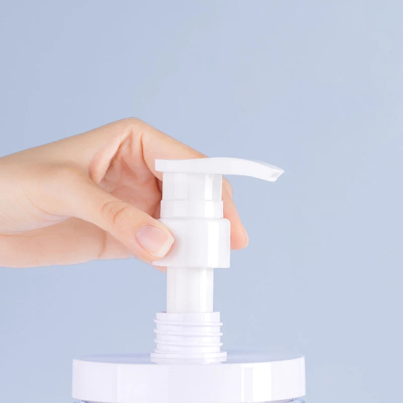 PET Lotion Pump Bottle Large Capacity Empty Shampoo Sub-bottling Plastic Pump Head Shower Cosmetic Container Travel Accessories