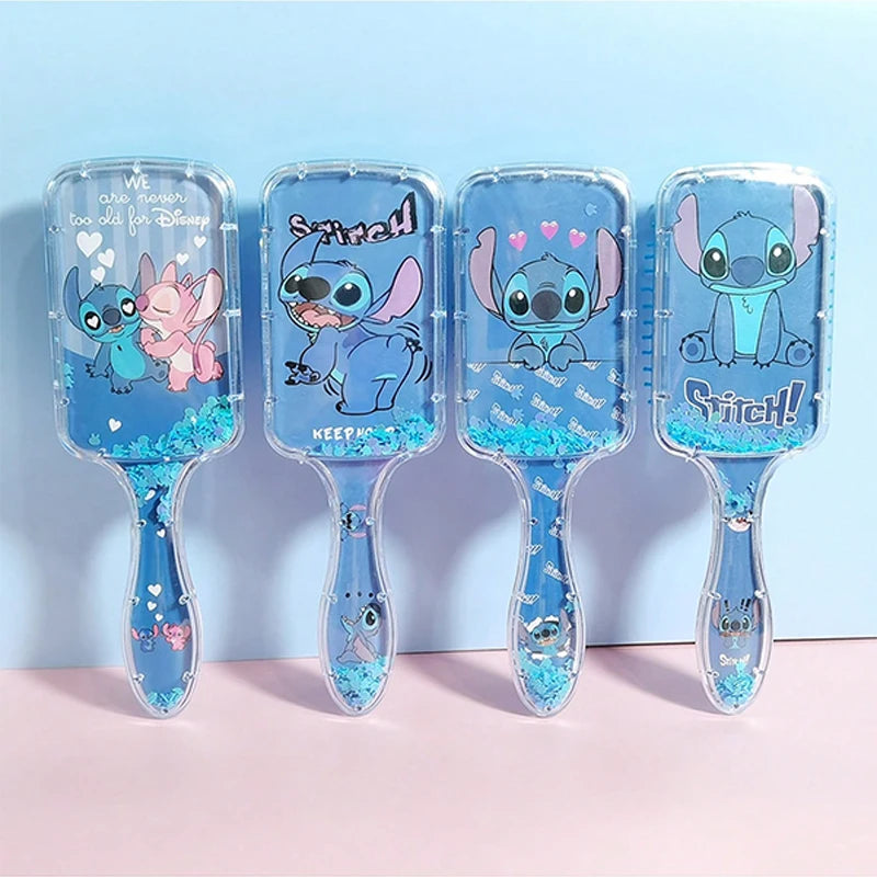Cartoon Stitch Air Cushion Comb Anime Cute Household Items Kawaii Massage Comb Fashion Portable Hairdressing Comb Christmas Gift