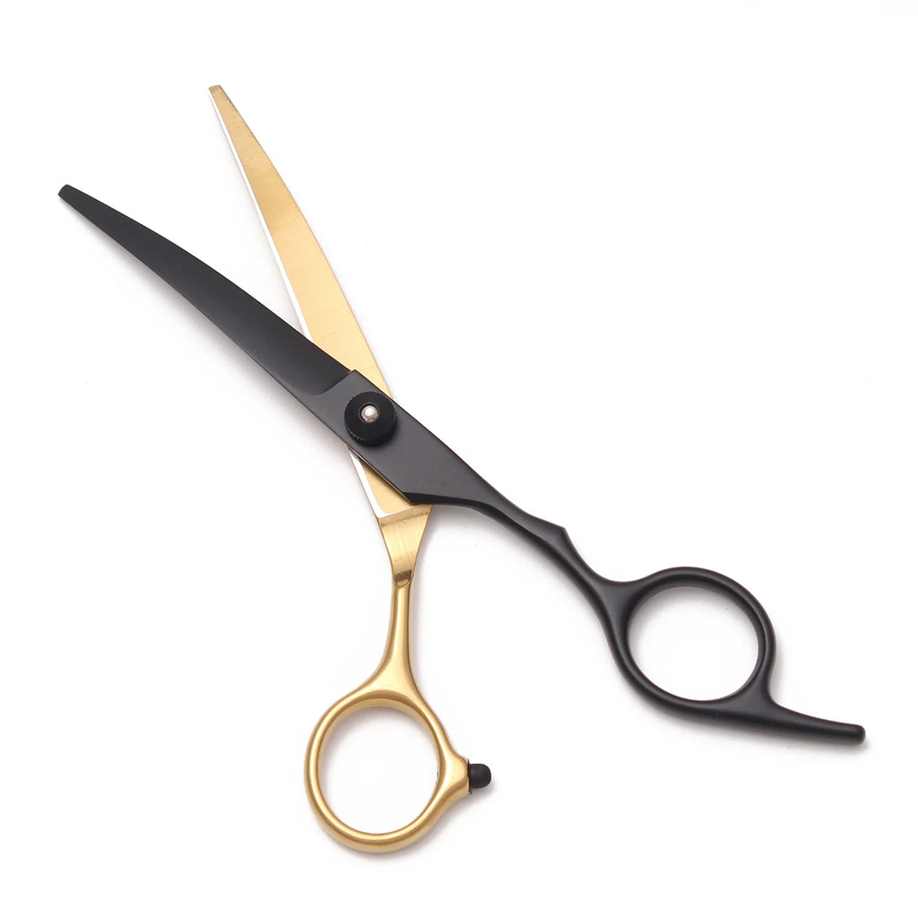 Dog Grooming Scissors 6" JP Stainless Pet Hairdressing Scissors Cutting Scissors Thinning Shears Comb Curved Scissors Z3001
