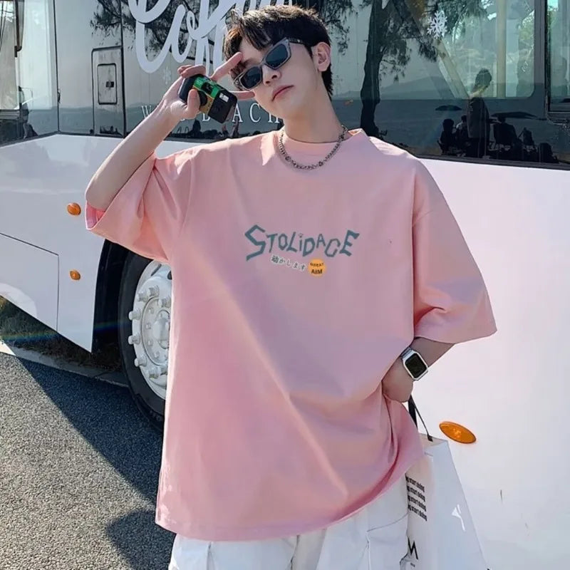 8XL Men Oversize Korean Fashion Loose American Love Puppet