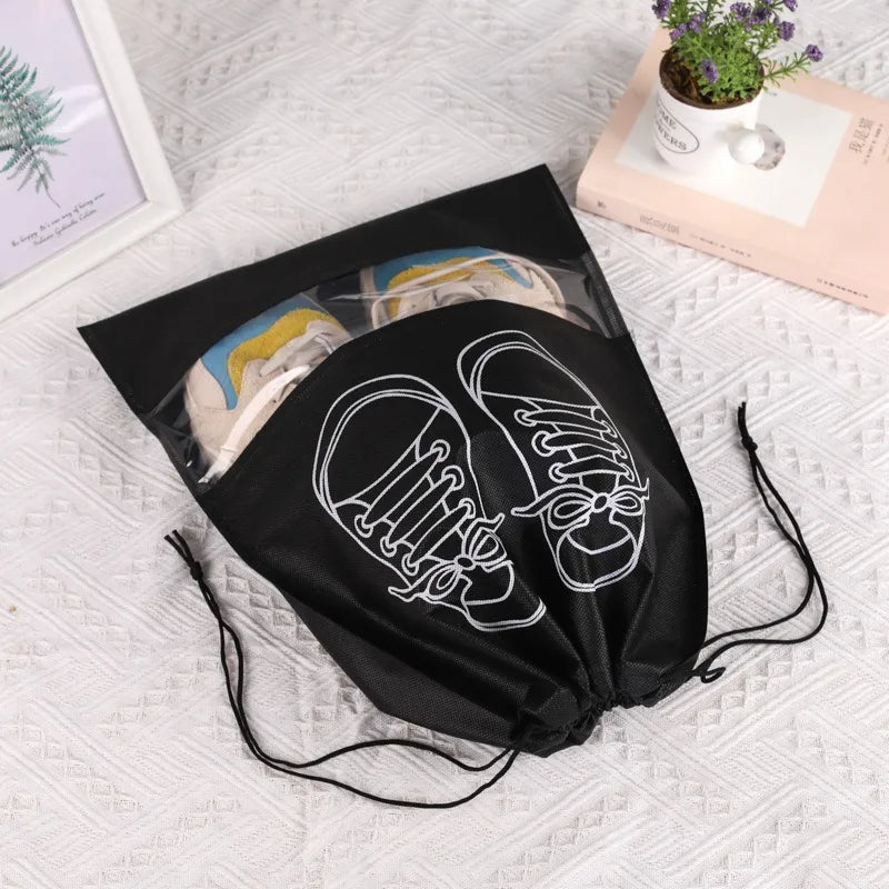 10/5pcs Shoes Storage Bags Closet Organizer Non-woven Travel Portable