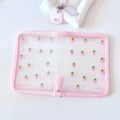 Cute A6 Stationery Storage Folder File PP Twill Zipper