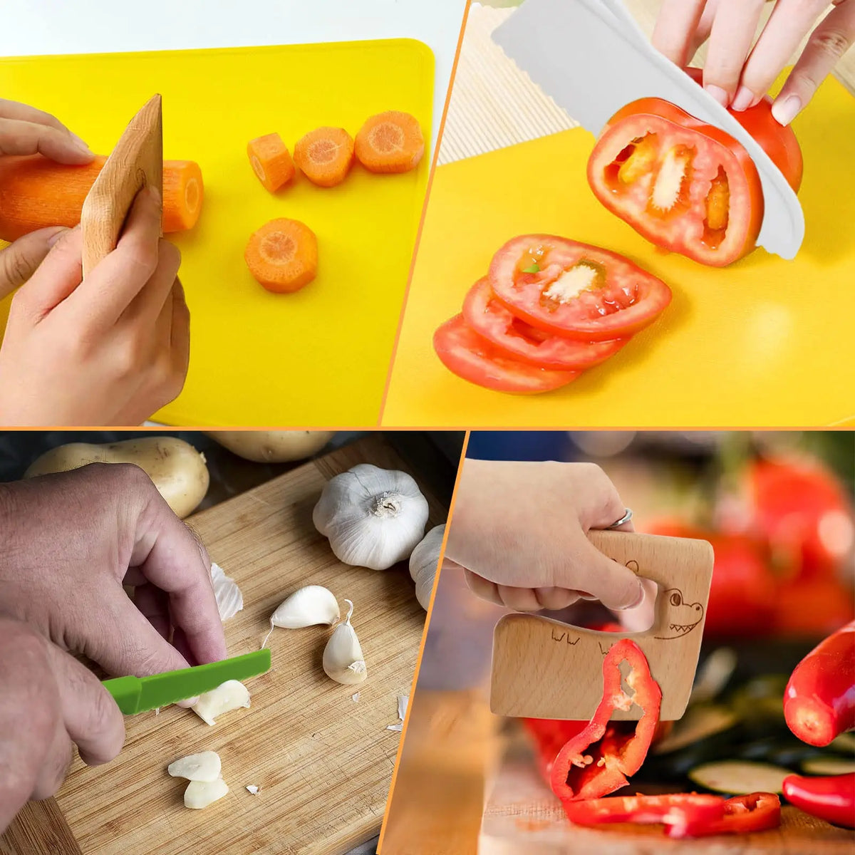 Kids Cooking Set Toys Montessori Kitchen Tools for Toddlers