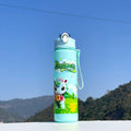 A Unicorn Straw Cup, Cute and Portable, with a Large Capacity, Especially Suitable for School Use, Sports, Outdoor Camping, Water Bottles, and Cups