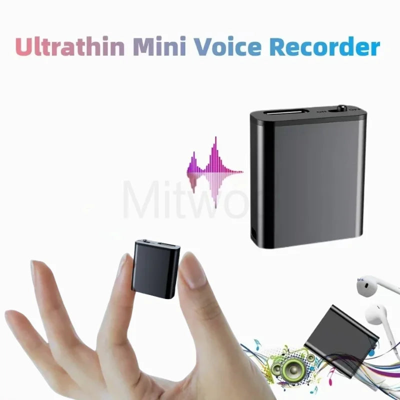 Mini Voice Recorder Portable Intelligent Voice Actived Recording