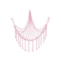 1Pc Toy Hammocks Wall Corner Hanging Storage Net Organizer Woven Kids Stuffed Mesh Hammock Baby Animal Rope Hammock Bag Cotton