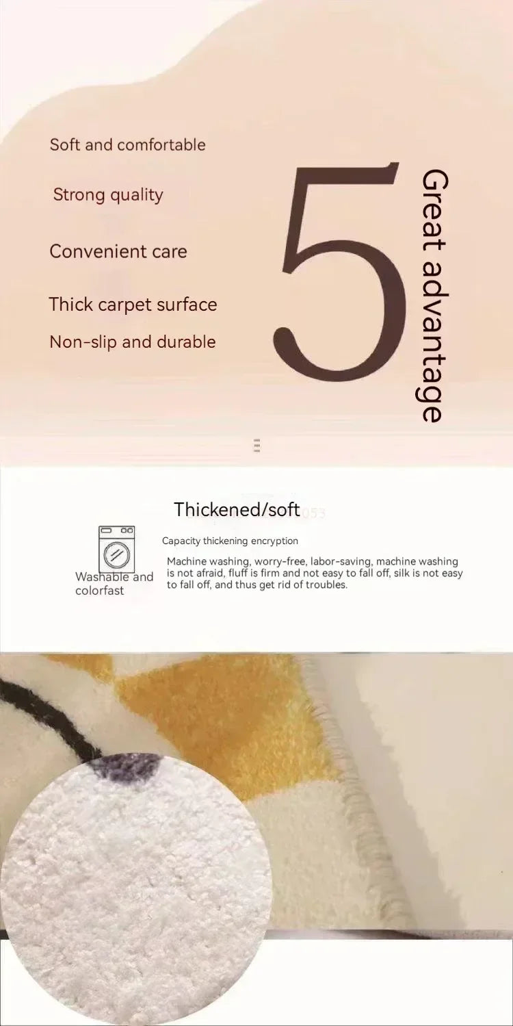 Cute My Melody Carpet Kawaii Home Soft Fur Rugs Girls Bedroom Living Room Floor Mat Doormat Decoration Cartoon Gift For Woman