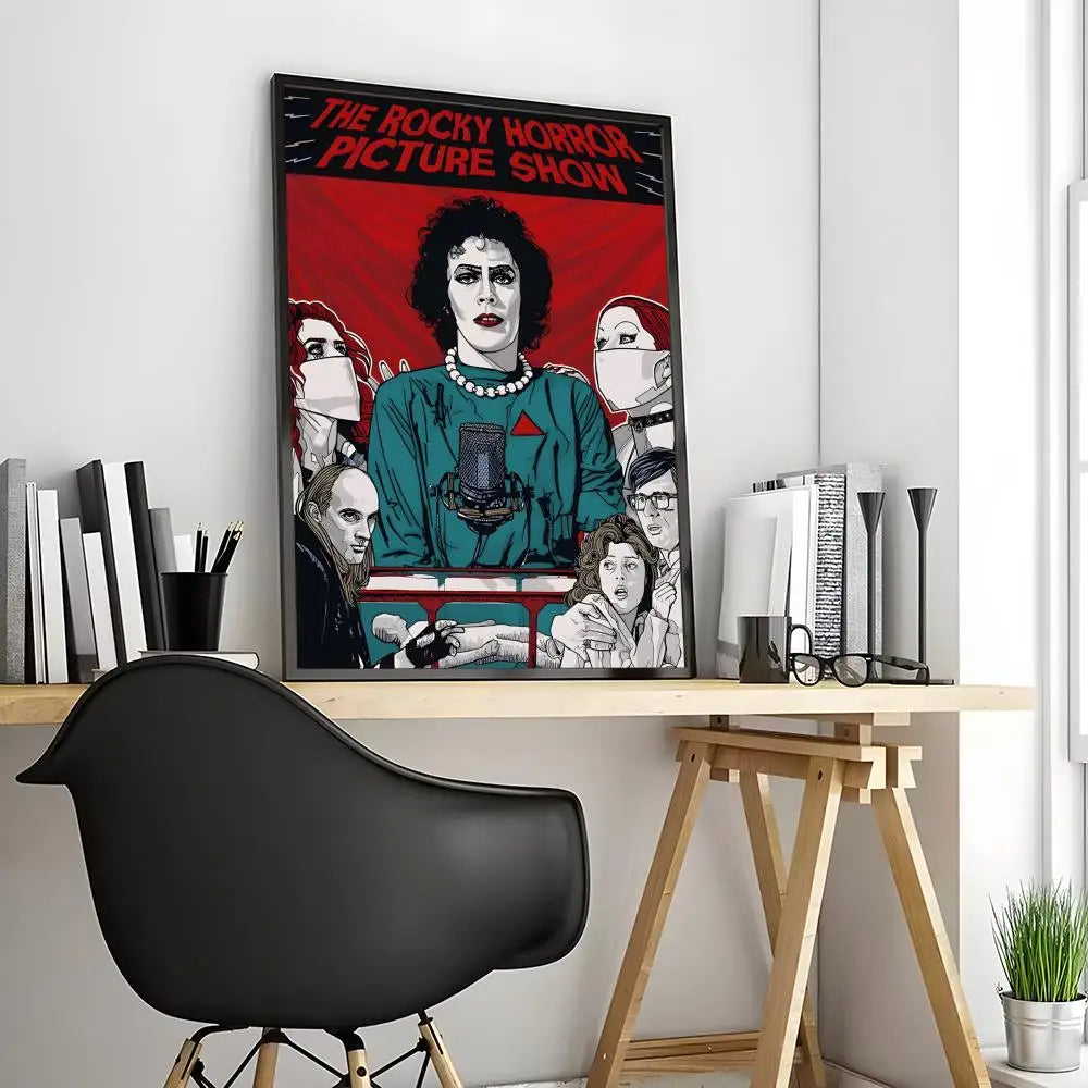 The Rocky Horror Picture Show Movie Painting Calligraphy Canvas Poster: Crease Free Waterproof Durable All Space Wall Decor