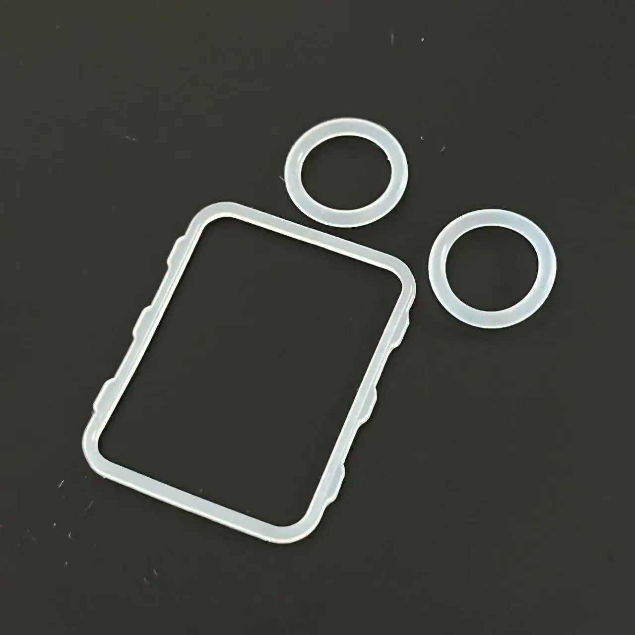 Colorful Aluminum/Acrylic 39mmx26mmx16.5mm Desk Organizer Box BORO with Glass Cover Billet Storage O Rings Holders Accessories