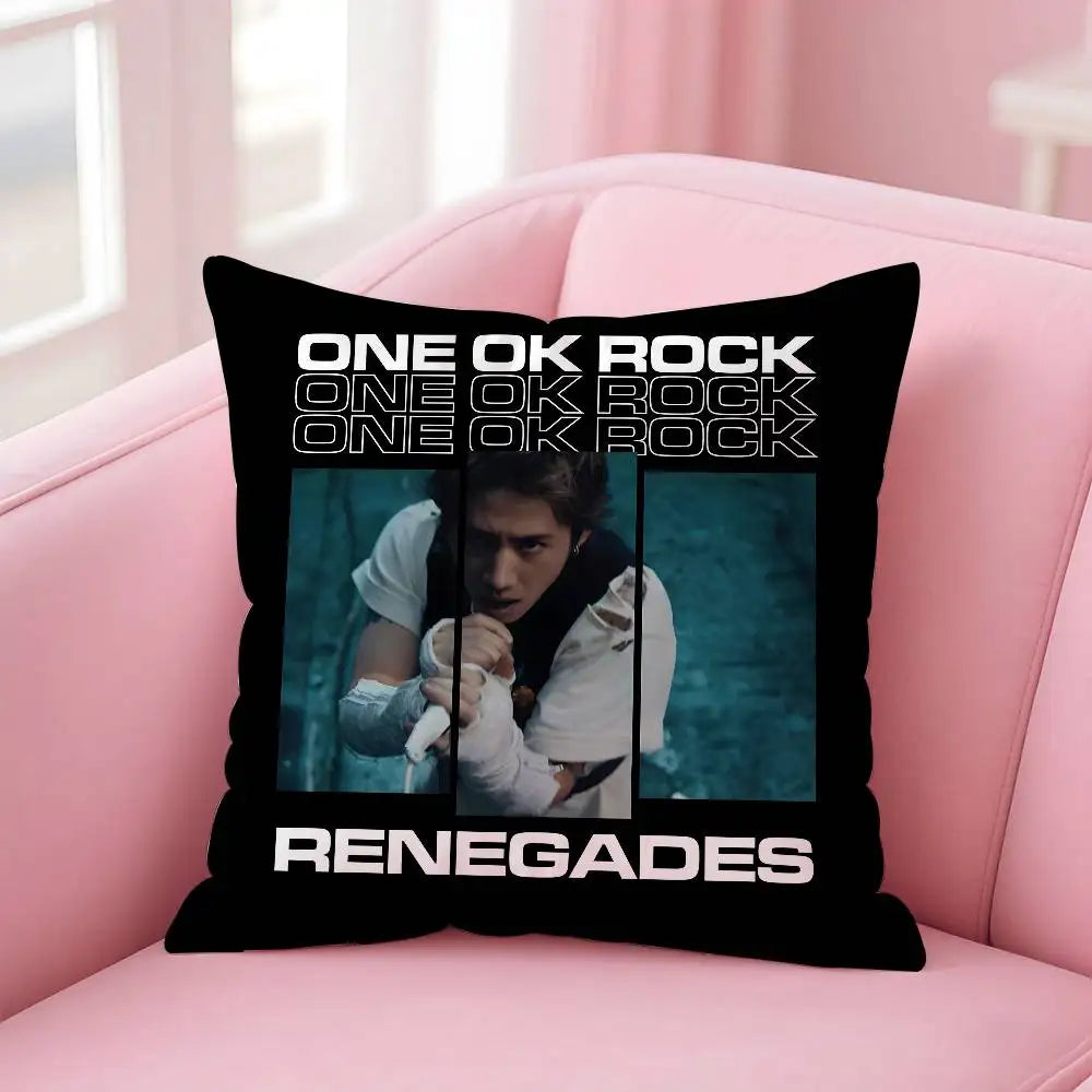 ONE OKBand O-ONE OK R-ROCK Ambitions Pillow Case pattern printing pillowcase living room sofa cushion cover bedroom room decor