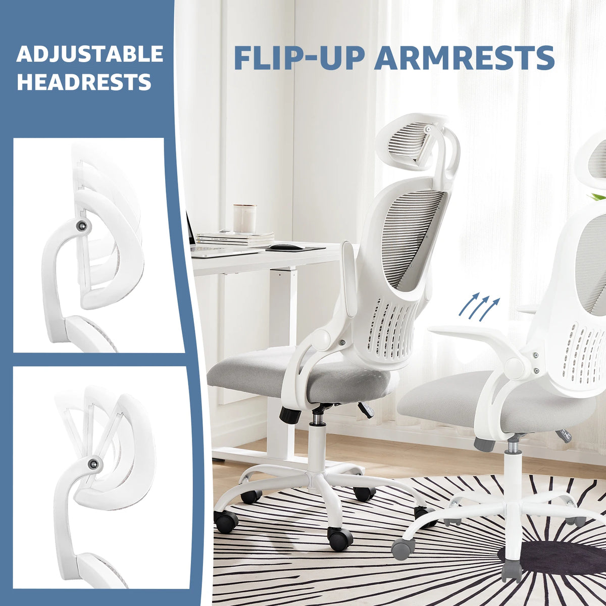 Mesh Ergonomic Office Chair With Lumbar Support
