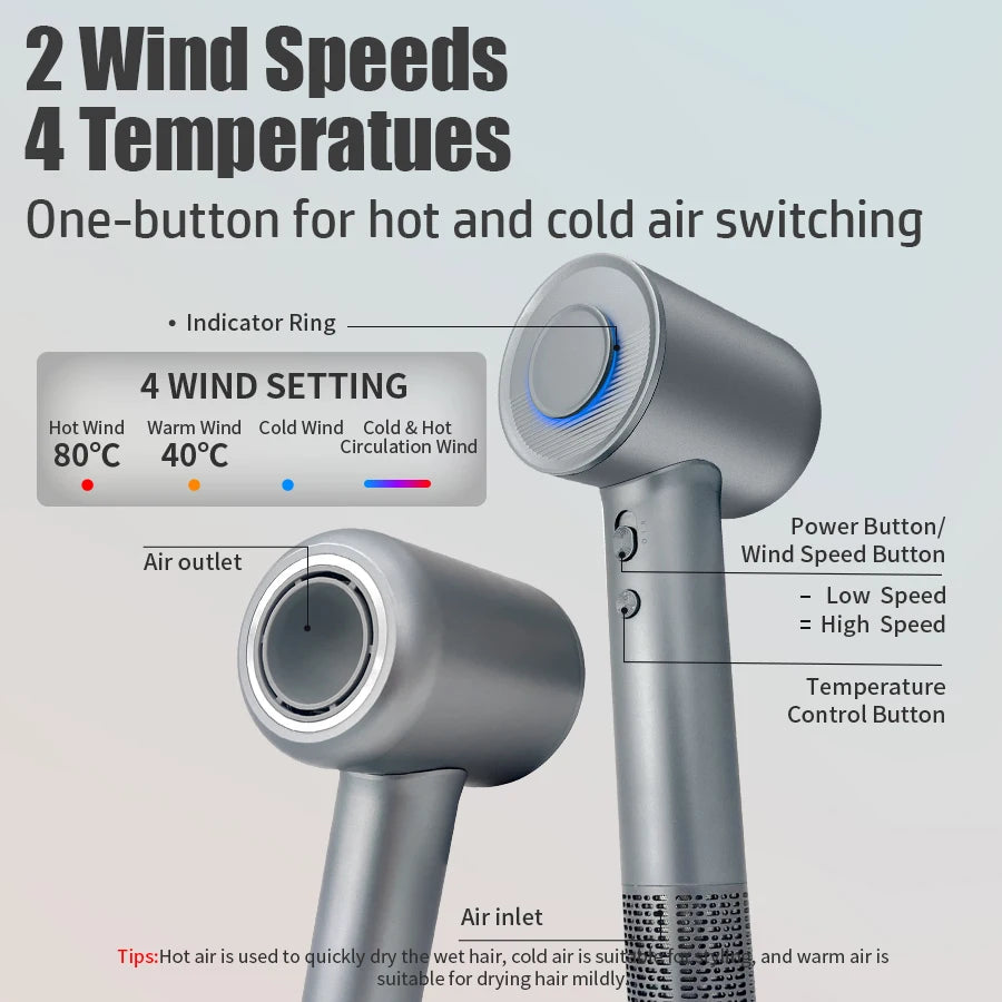 High-Speed Professional Hair Dryer