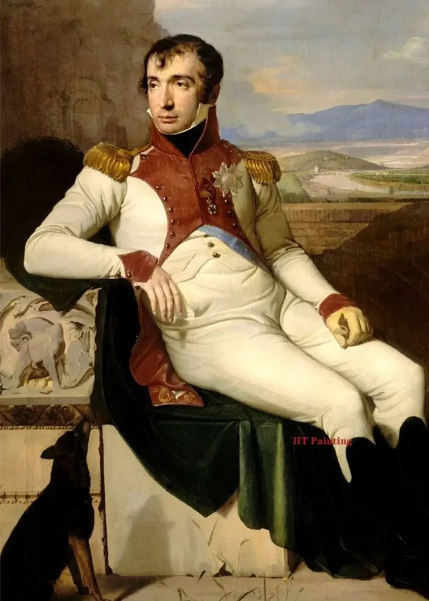 Vintage Classic Napoleon Bonaparte Coronation Wall Art, Canvas Print Poster, Suitable for, Home, Living Room, Office Decoration