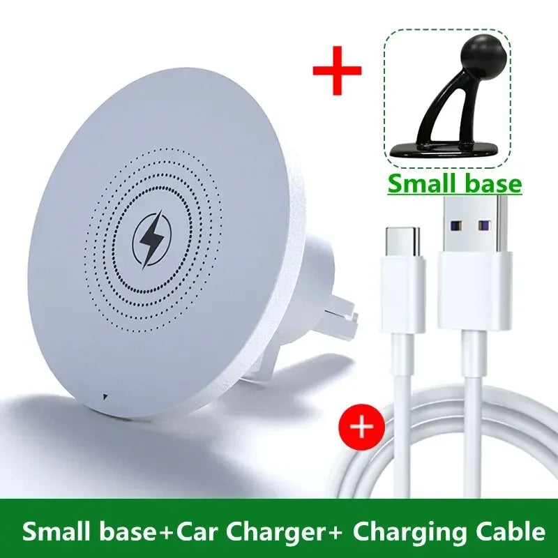 Magnetic Car Wireless Charger Magnet Fast Charging Station Car Phone Holder Mount for iPhone 17 16 15 14 13 Pro Max Min Macsafe