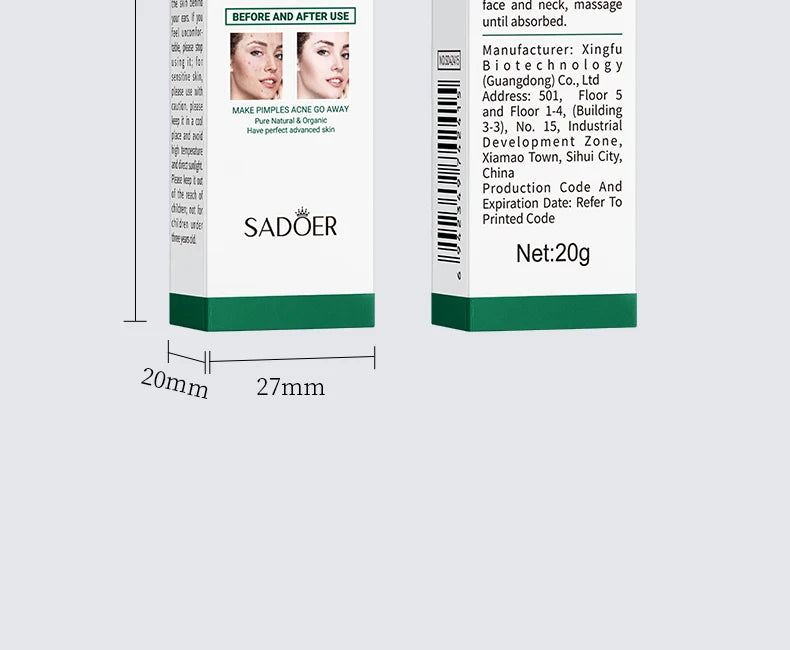 Tea Tree Acne Removing Cream Facial skincare Oil Control Face Gel Creams Hydrating Moisturizing Facial Cream Skin Care Set