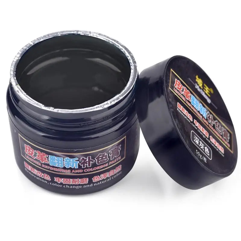 50ml Leather Paint Shoe Cream Coloring Leather Dye Repair Restoration Colors Change Paints For Bag Sofa Car Seat Scratch Brown