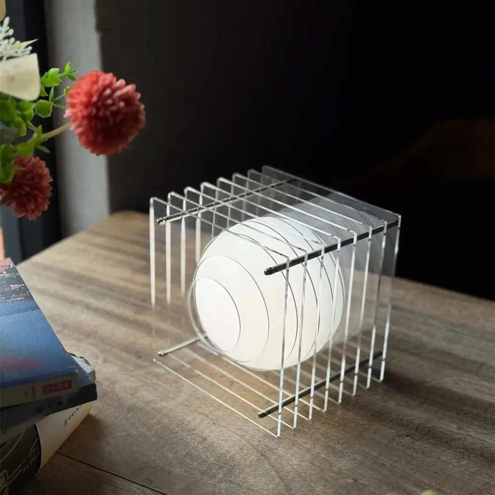 Creativity Desk Lamp Acrylic 16 colors Rechargeable Bedroom Ambient lighting Desktop Decorate Room Props Home Decor Night Light