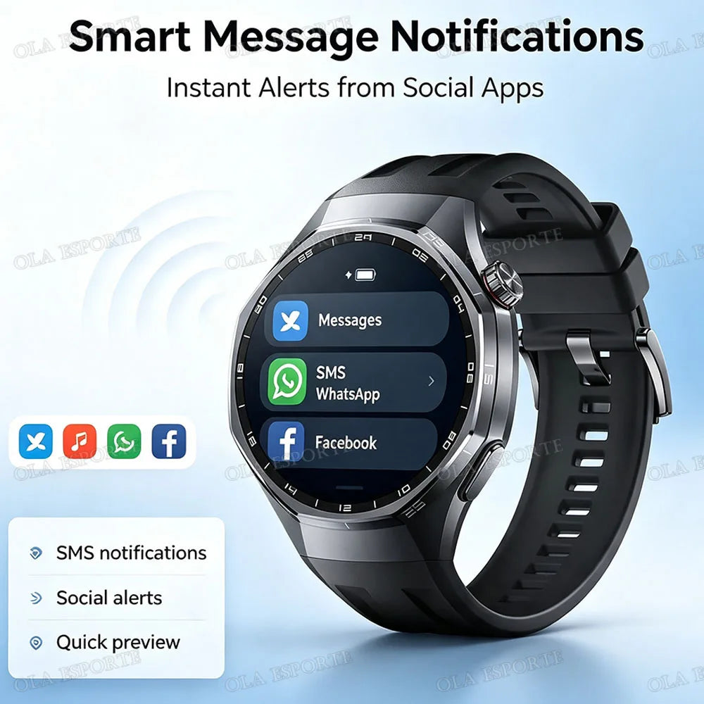 Watch 6 Pro Smart Watch for Men Women Amoled
