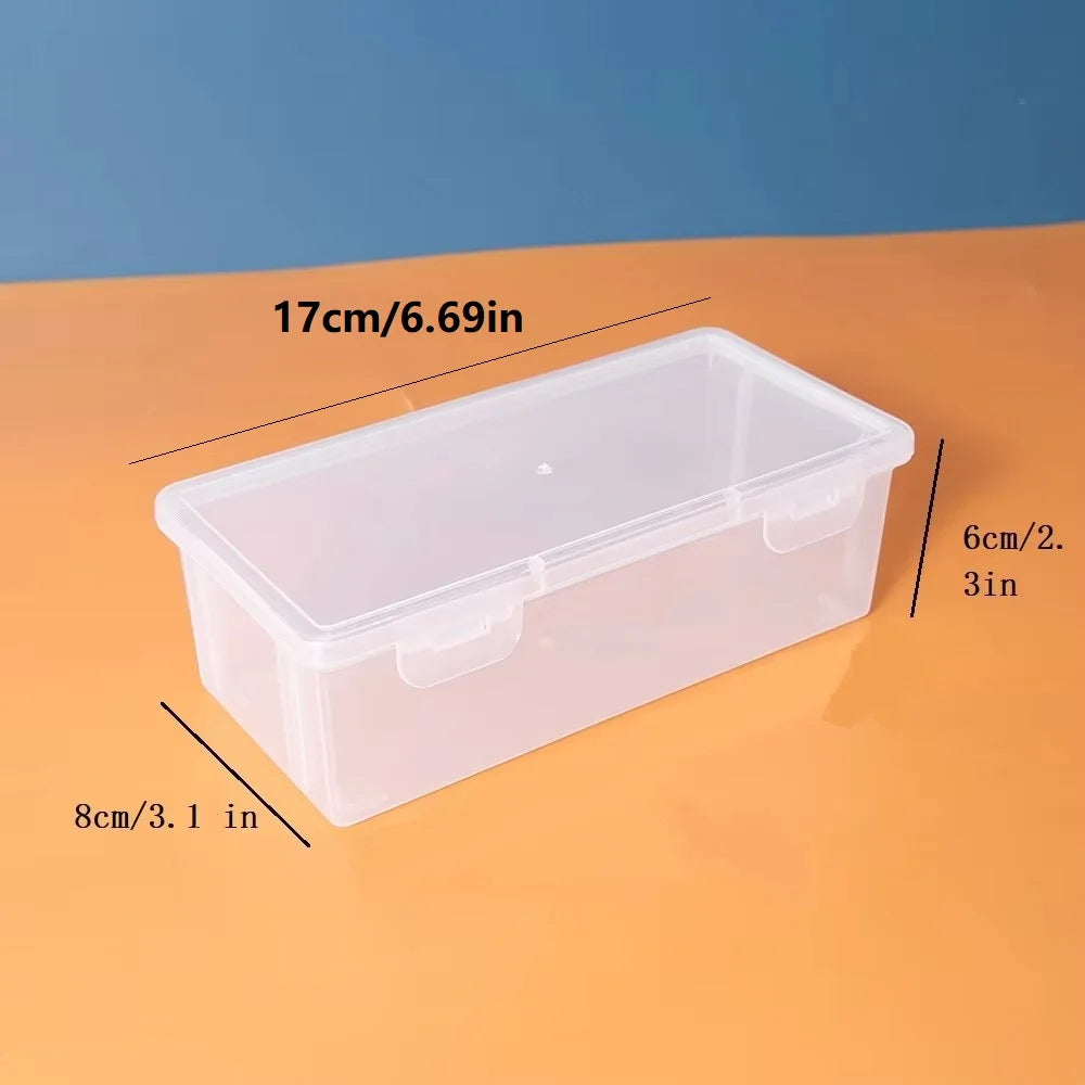 1pc Translucent Penccase Large Capacity Lightweight Convenient for