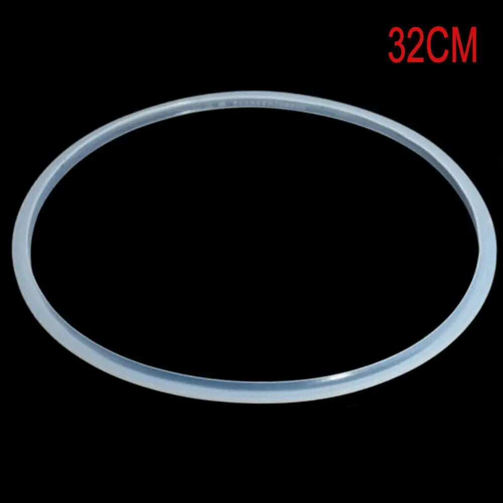 20-32cm Pressure Cooker Seal Ring Rubber Replacement Silicone Clear Gasket Kitchen Tool Heat Resistant