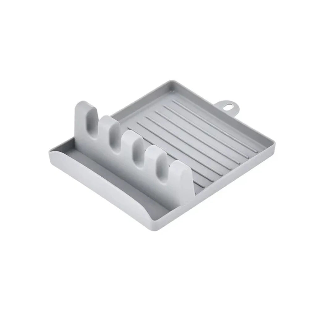 Kitchen Spatula Rack Pot Lid Rack Shelves Countertop Shovel