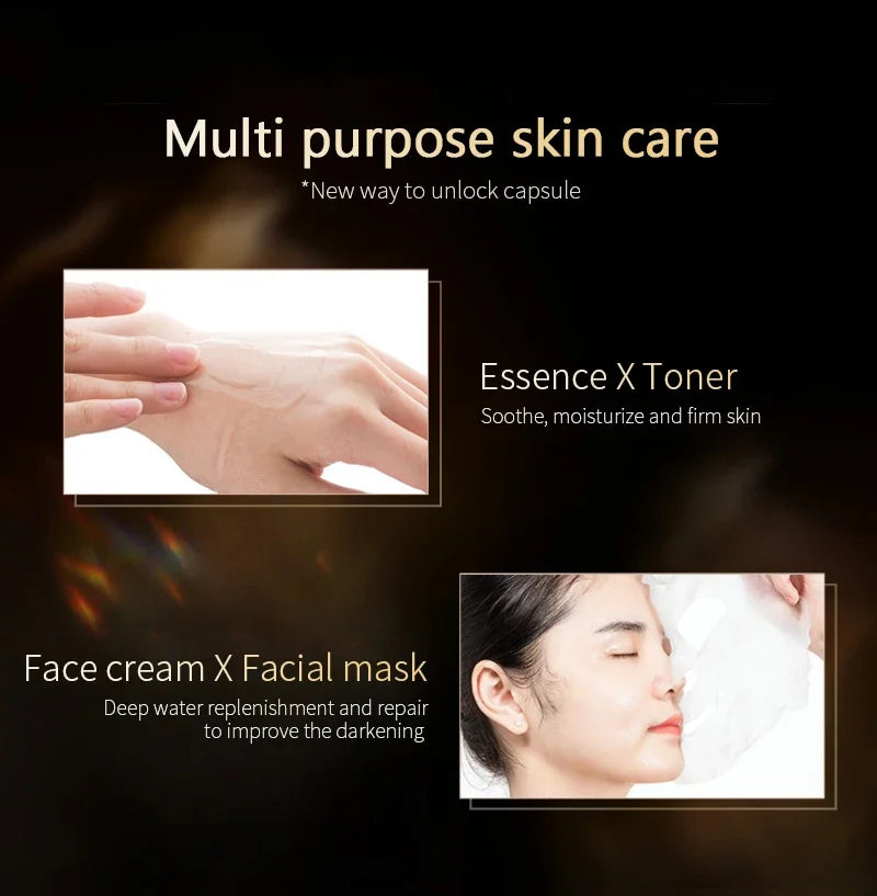 50Pcs Collagen Face Care Capsules Serum Spot Acne Wrinkle Remover Firming Whitening Hyaluronic Acid Essence Korean Skin Care